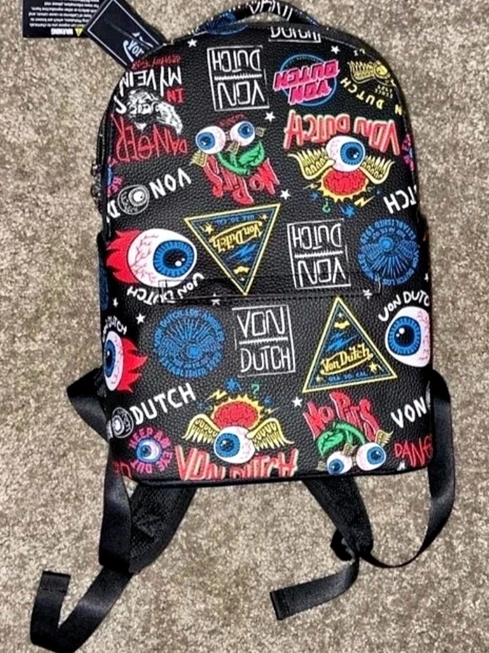 Von Dutch Small Graphic Backpack